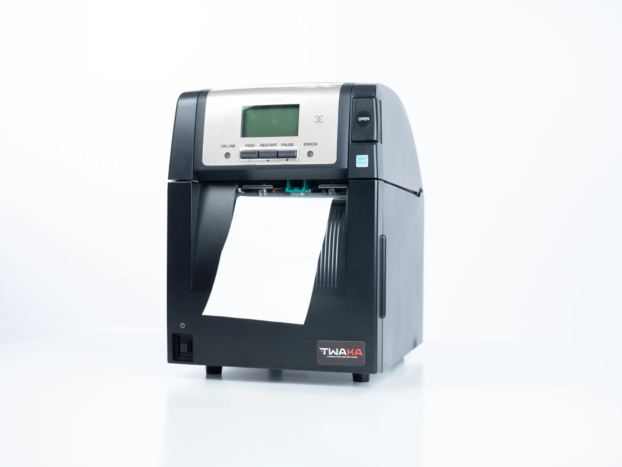 BA420T Toshiba labelprinter aan het printen